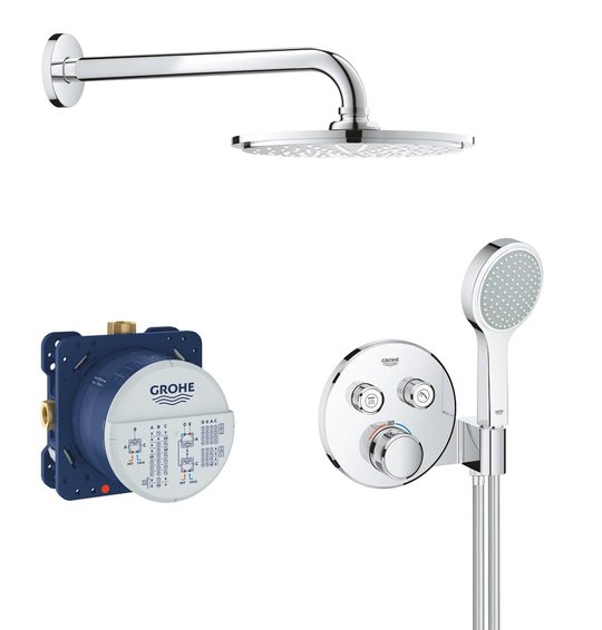 Набор для комплектации душа Grohe Grohtherm SmartControl (34743000) Душевые комплекты (системы) Хром