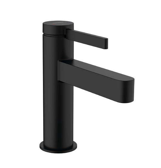 Змішувач для раковини Hansgrohe Finoris 100, чорний матовий (76010670) Для раковини Чорний матовий