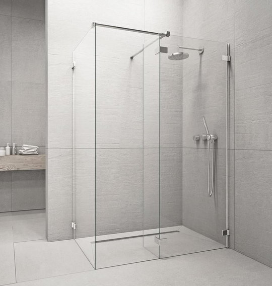 Душевая перегородка Radaway Euphoria Walk-in III 140x90 (383136-01-01+383121-01-01+383160-01-01) walk-in Прозрачное