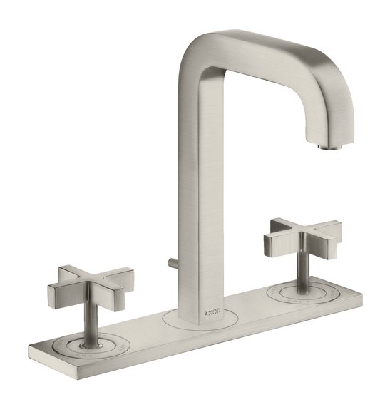 Смеситель для раковины Axor Citterio, Stainless Steel Optic (39134800) Для раковины Нерж. сталь