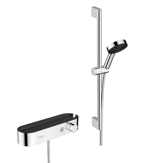 Душовий набір Hansgrohe Pulsify Select Relaxation 65см, хром (24260000) Душові комплекти (системи) Хром