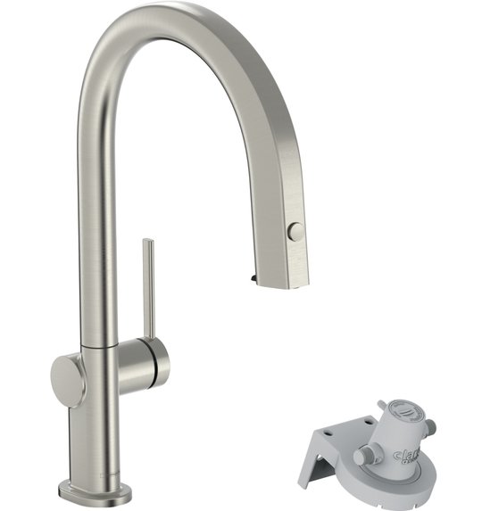 Смеситель для кухни Hansgrohe Aqittura M91 FilterSystem 210, нержавеющая сталь (76826800) Для кухни Нерж. сталь