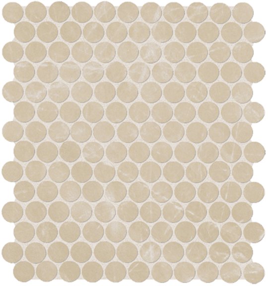 Мозаїка Fap Roma Diamond Beige Duna Round Mosaico 29,5 * 32,5 (fNJA) FAP Ceramiche Для кухні, Для громадських приміщень, Для житлових приміщень, Для ванної