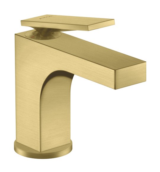 Смеситель для раковины 90 мм Axor Citterio, Brushed Brass (39022950) Для раковины Латунь