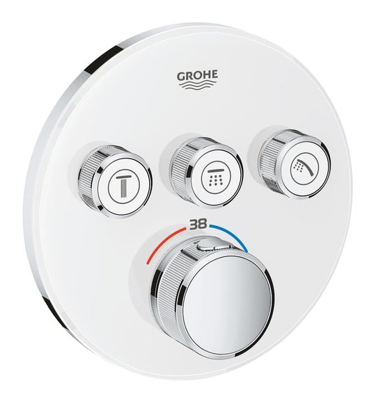 Термостат для встраиваемого монтажа Grohe Grohtherm SmartControl (29904LS0) Для ванны, Для душа Белый
