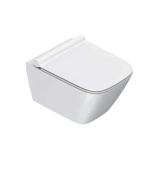 Подвесной безободковый унитаз Catalano Green NewFlush, bianco lucido (1VS50RGR00) Подвесные 