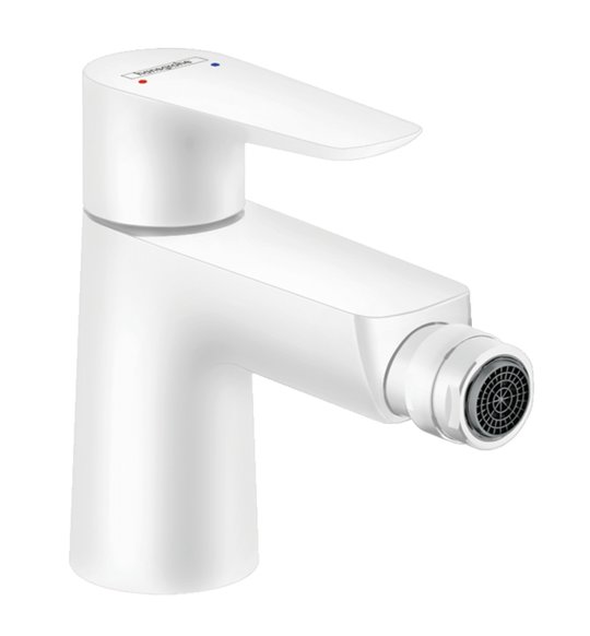 Змішувач для біде Hansgrohe Talis E Matt White (71720700) Для біде Білий, Білий матовий