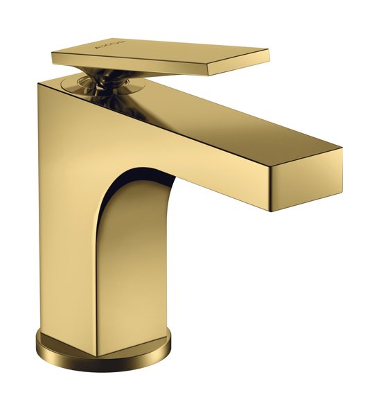 Смеситель для раковины 90 мм Axor Citterio, Polished Gold Optic (39022990) Для раковины Золото