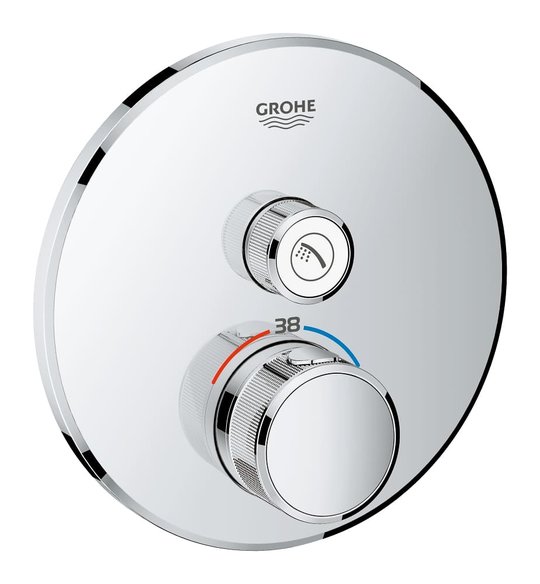 Термостат для встраиваемого монтажа Grohe Grohtherm SmartControl (29118000) Для душа Хром