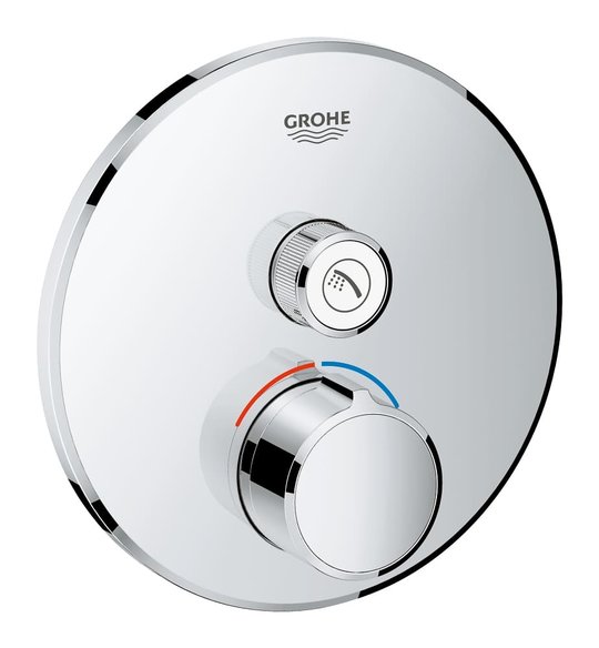 Смеситель для встраиваемого монтажа Grohe Grohtherm SmartControl (29144000) Для ванны, Для душа Хром