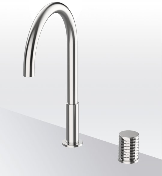 Смеситель для кухни GRB Kitchens Aura Fixed Isola, нержавеющая сталь PVD (75830793) Для кухни Нерж. сталь