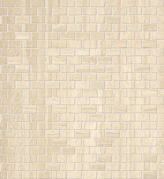 Мозаїка Fap Roma Travertino Brick Mosaico 30 * 30 (fMAG) FAP Ceramiche Для кухні, Для громадських приміщень, Для житлових приміщень, Для ванної