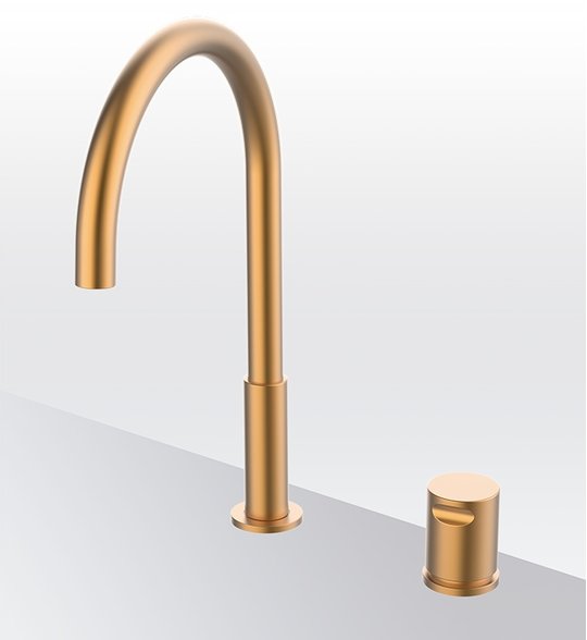 Смеситель для кухни GRB Kitchens Cool Fixed Isola, медь PVD (90830955) Для кухни Медь