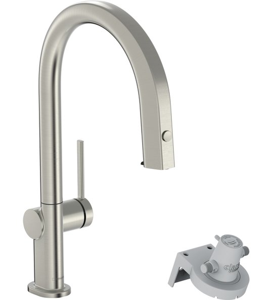 Смеситель для кухни Hansgrohe Aqittura M91 FilterSystem 210, нержавеющая сталь (76803800) Для кухни Нерж. сталь