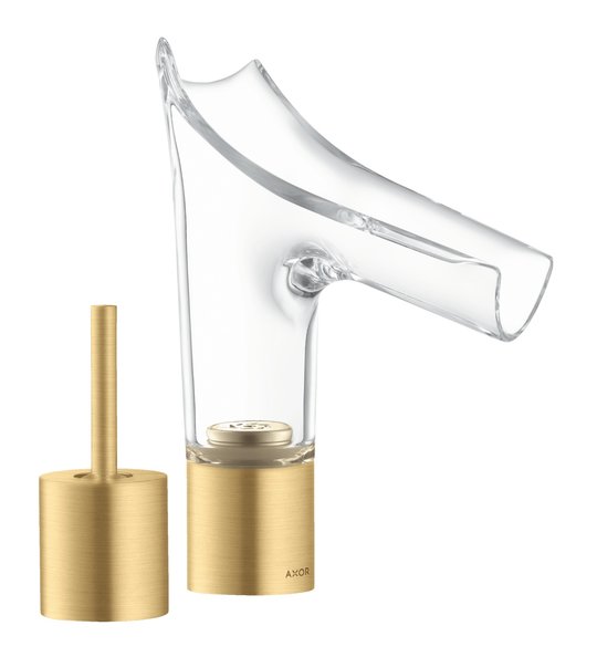 Смеситель для раковины Axor Starck V, Brushed Gold Optic (12115250) Для раковины Золото