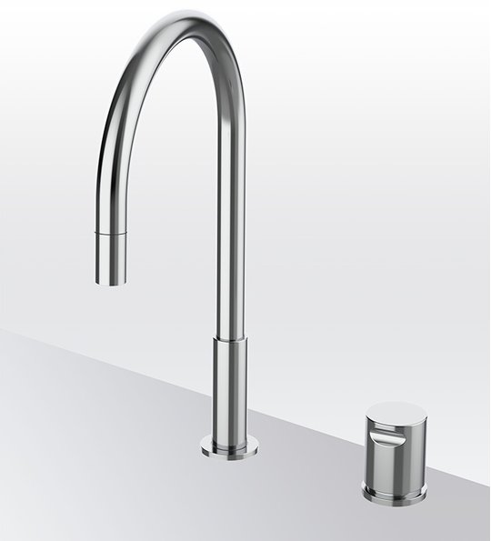 Смеситель для кухни GRB Kitchens Cool Extendable nozzle Isola, хром (90850910) Для кухни Хром