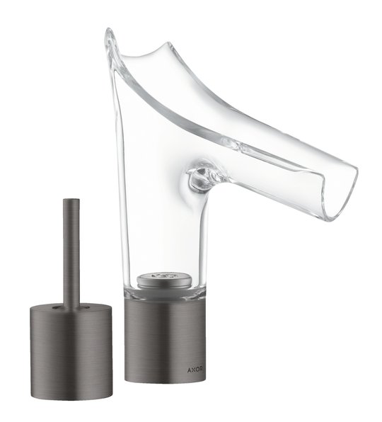 Змішувач для раковини Axor Starck V, Brushed Black Chrome (12115340) Для раковини Чорний