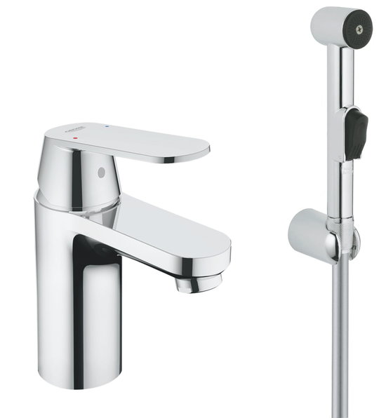 Змішувач для раковини Grohe Eurosmart cosmopolitan S-Size (23125000) Для раковини Хром