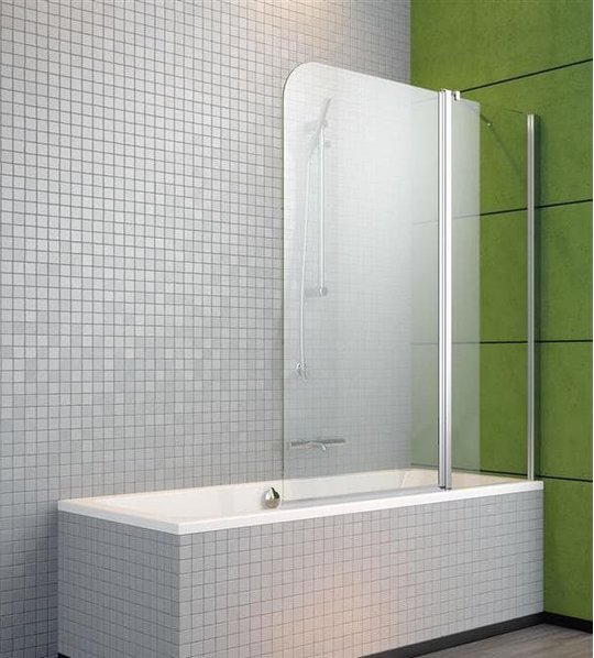 Распашная шторка для ванны Radaway Eos 2 PND 130R (1206213-01R) Radaway Eos 2 Розпашні