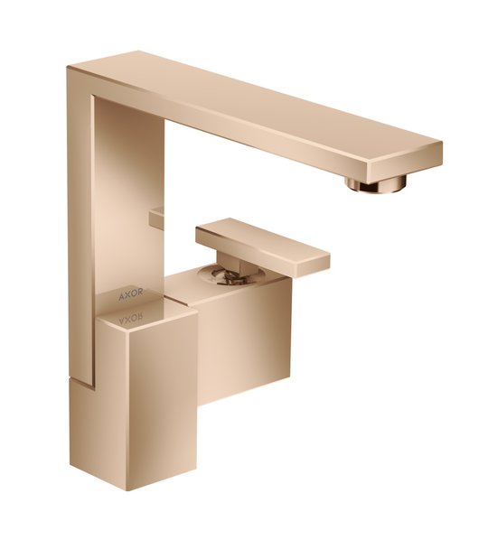 Смеситель для раковины Axor Edge, Polished Red Gold (46020300) Для раковины Красное золото