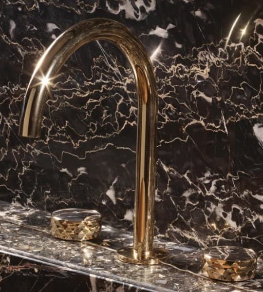 Смеситель для раковины Fima Carlo Frattini Texture Collection (F5611XOR) Для раковины Золото