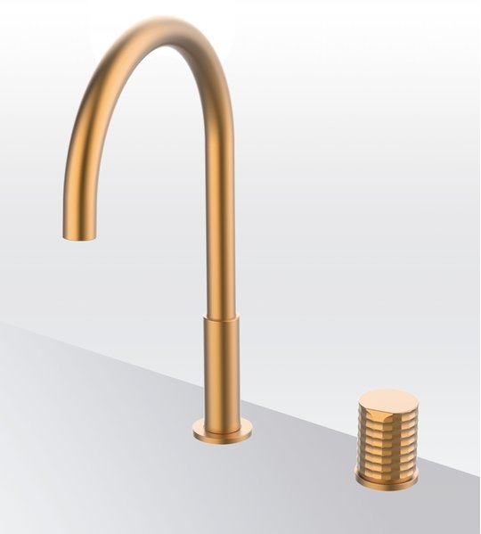 Смеситель для кухни GRB Kitchens Aura Fixed Isola, медь PVD (75830755) Для кухни Медь