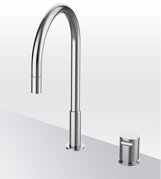 Смеситель для кухни GRB Kitchens Cool Folding Extendable nozzle Isola, хром (90860900) Для кухни Хром