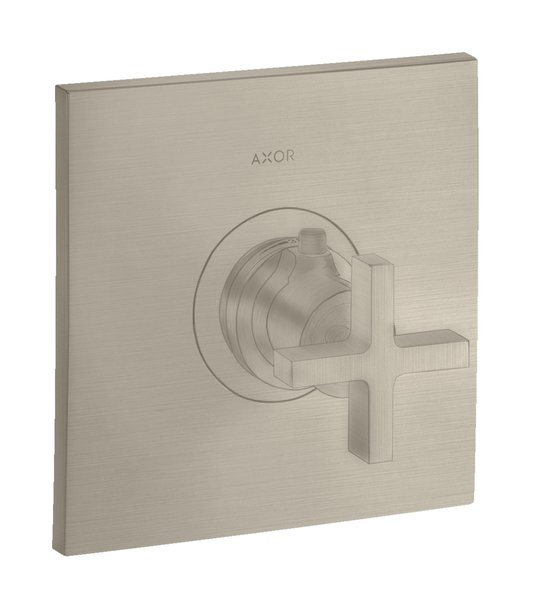 Термостатический смеситель Axor Citterio, Brushed Nickel (39716820) Для ванны, Для душа Никель