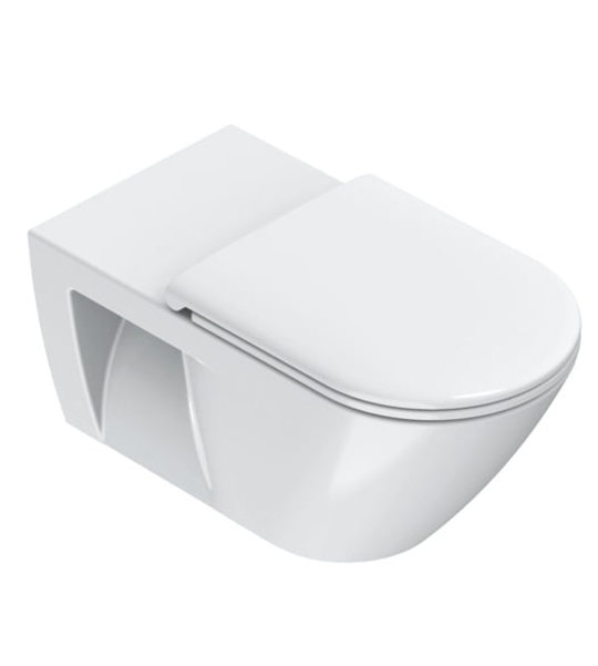 Подвесной безободковый унитаз Catalano Sfera NewFlush (1VSHNR00) Подвесные 