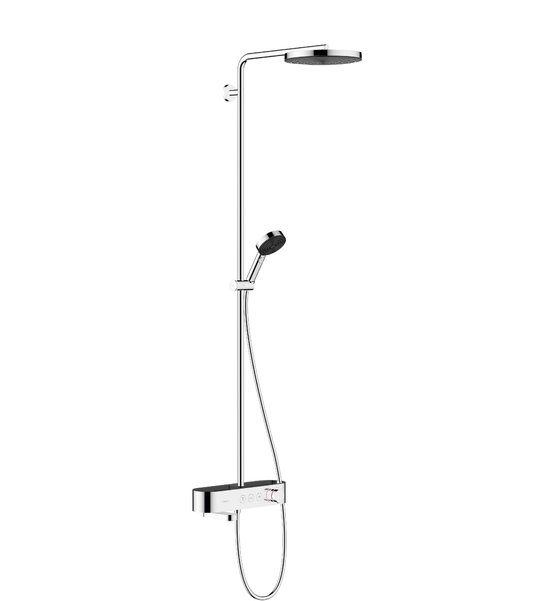 Душова система з термостатом Hansgrohe Pulsify Showerpipe 260мм, хром (24230000) Душові стійки Хром