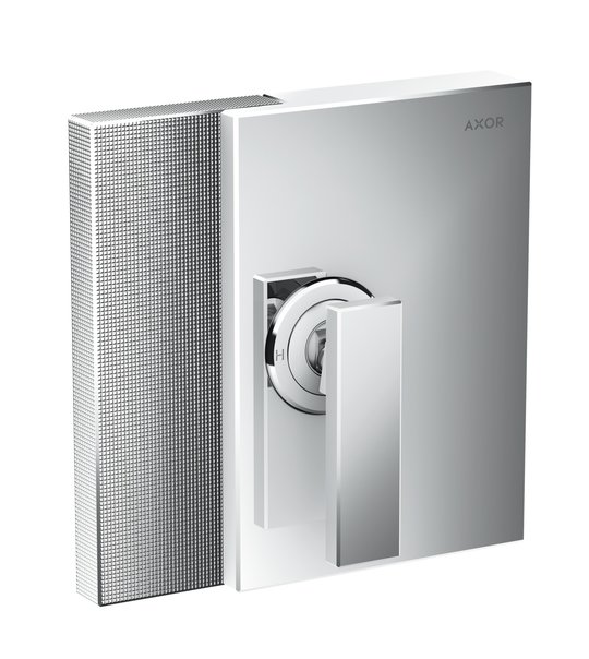Змішувач прихованого монтажу Axor Edge diamond cut, Chrome (46651000) Для ванни, Для душа Хром
