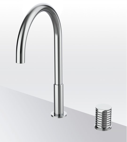Смеситель для кухни GRB Kitchens Aura Fixed Isola, хром (75830750) Для кухни Хром