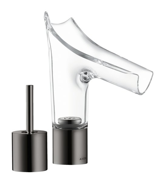 Змішувач для раковини Axor Starck V, Polished Black Chrome (12115330) Для раковини Чорний