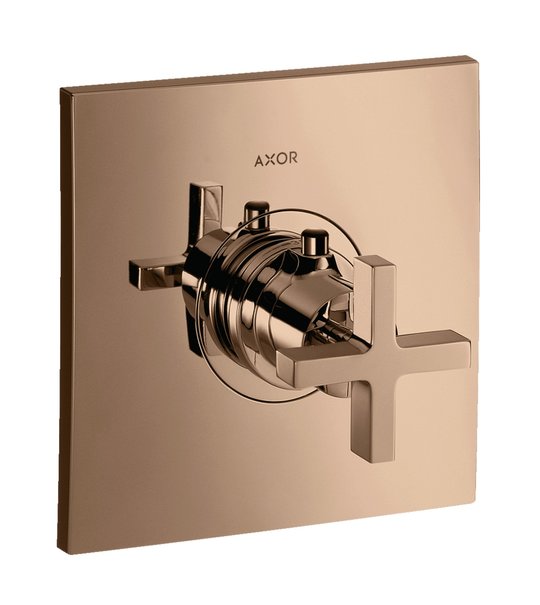 Термостатичний змішувач Axor Citterio, Polished Red Gold (39716300) Для ванни, Для душа Червоне золото