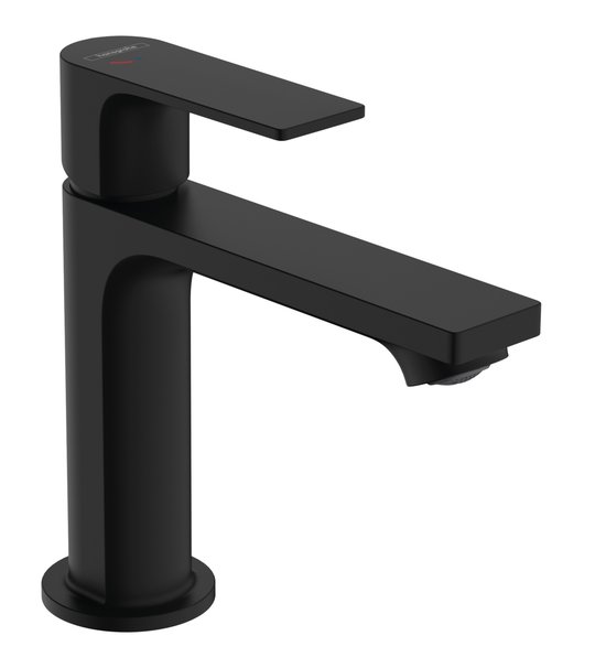 Змішувач для раковини Hansgrohe Rebris Е CoolStart, чорний матовий (72560670) Для раковини Чорний, Чорний матовий