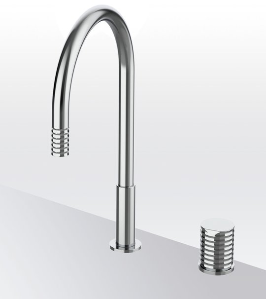 Смеситель для кухни GRB Kitchens Aura Folding Extendable nozzle Isola, хром (75860750) Для кухни Хром