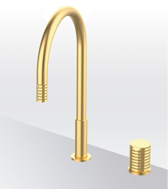 Смеситель для кухни GRB Kitchens Aura Extendable nozzle Isola, золото матовое PVD (75850788) Для кухни Золото, Золото матовый
