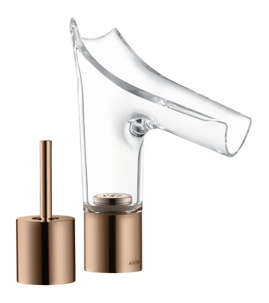 Смеситель для раковины Axor Starck V, Polished Red Gold (12115300) Для раковины Красное золото