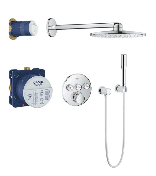 Набор для комплектации душа Grohe Grohtherm SmartControl (34705000) Душевые комплекты (системы) Хром