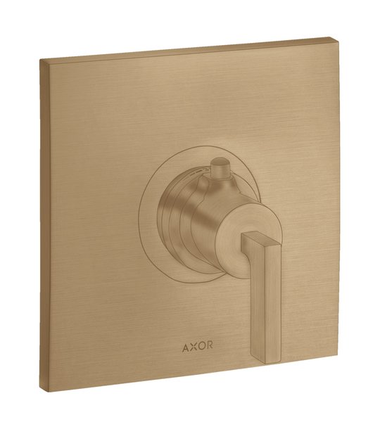 Термостатический смеситель Axor Citterio, Brushed Bronze (39711140) Для ванны, Для душа Бронза
