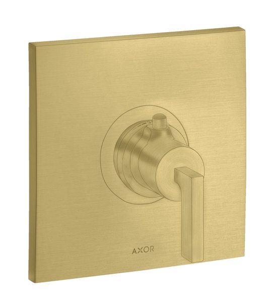 Термостатичний змішувач Axor Citterio, Brushed Brass (39711950) Для ванни, Для душа Латунь
