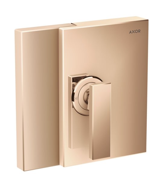 Смеситель скрытого монтажа Axor Edge, Polished Red Gold (46650300) Для ванны, Для душа Красное золото
