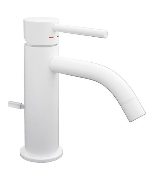 Змішувач для раковини Paffoni Light (LIG075BO) Для раковини Білий, Білий матовий