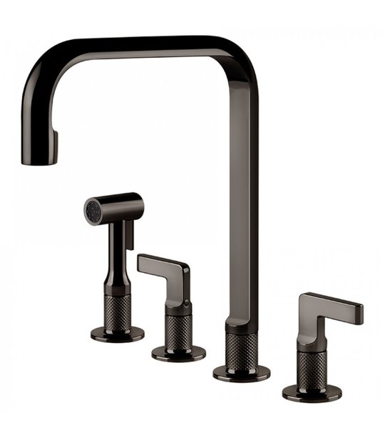 Змішувач для кухні Gessi Kitchen INSICO, чорний (58703-706) Для кухні Чорний