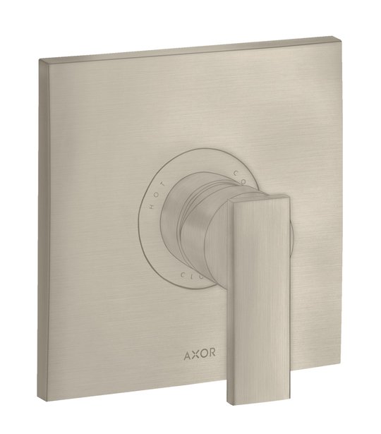 Смеситель скрытого монтажа Axor Citterio, Brushed Nickel (39655820) Для душа Никель