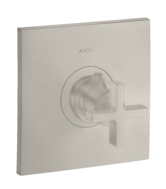 Термостатический смеситель Axor Citterio, Stainless Steel Optic (39716800) Для ванны, Для душа Нерж. сталь