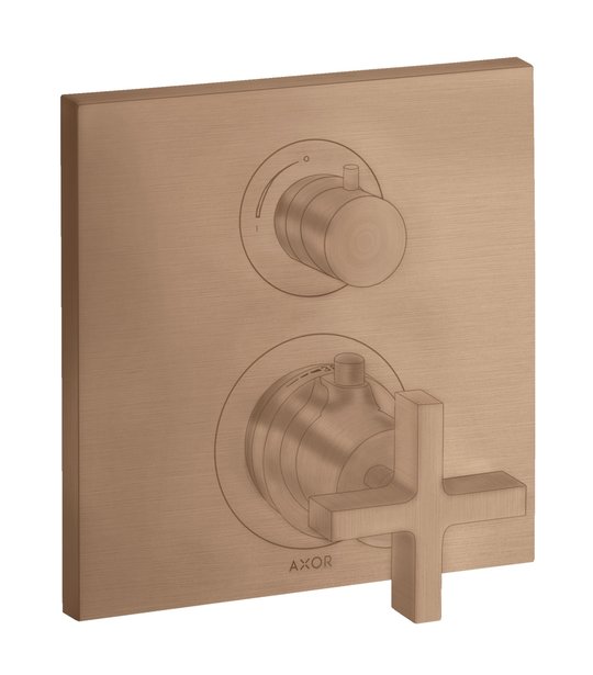 Термостатический смеситель на 1 потребитель Axor Citterio, Brushed Red Gold (39705310) Для ванны, Для душа Красное золото