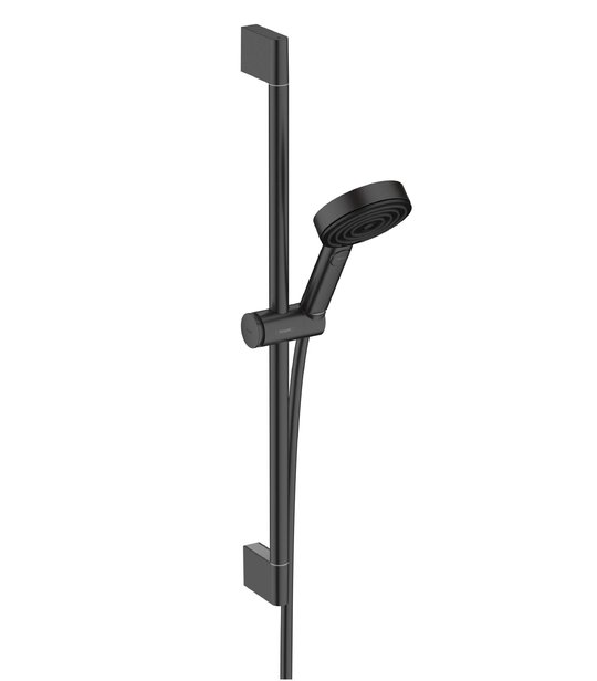 Душовий набір Hansgrohe Pulsify Select зі штангою 65 см, чорний матовий (24160670) Душові набори Чорний матовий