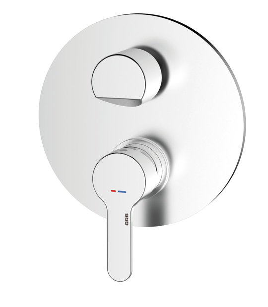 Змішувач GRB Eco Prime (15135150) Для ванни, Для душа Хром