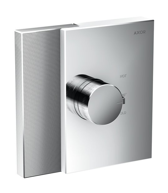 Термостатический смеситель Axor Edge diamond cut, Chrome (46741000) Для ванны, Для душа Хром